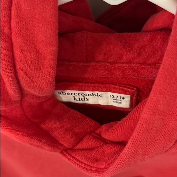 ABERCROMBIE KIDS BRAND, Boy’s Sz (13/14) Red Hoodie/Sweatshirt With Front Pocket - Picture 4 of 8